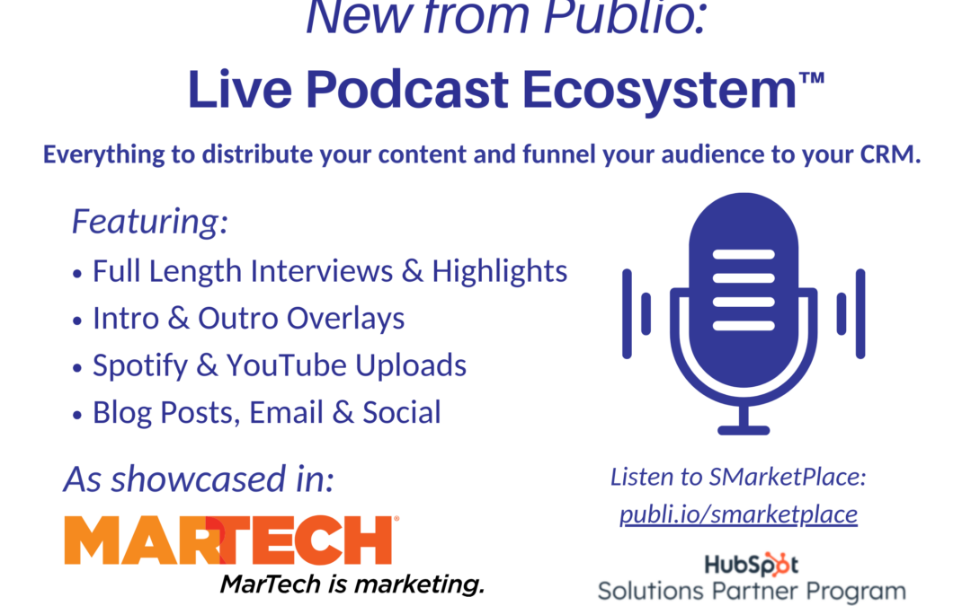 Infographic describing Publio Podcast Ecosystem