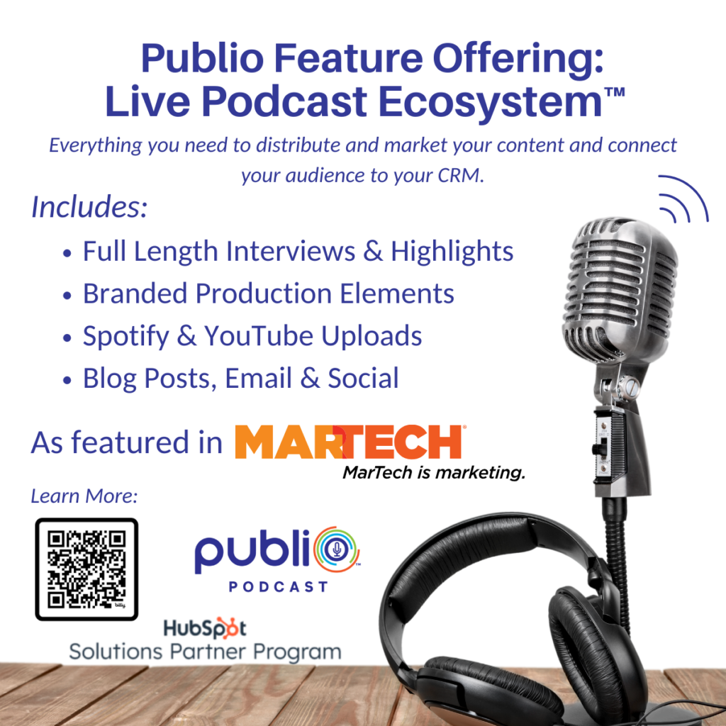 Promotional Image for Publio's Podcast Ecosystem™.