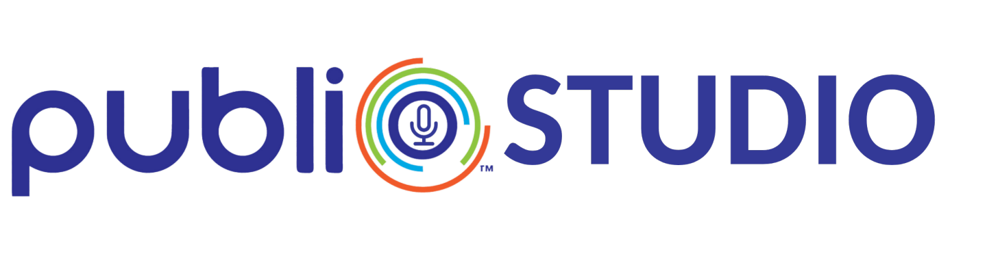 PublioSTUDIO™ logo with tagline